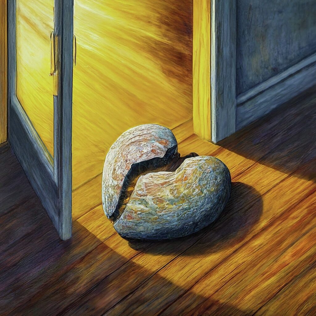 A broken heart does not mend with punishment