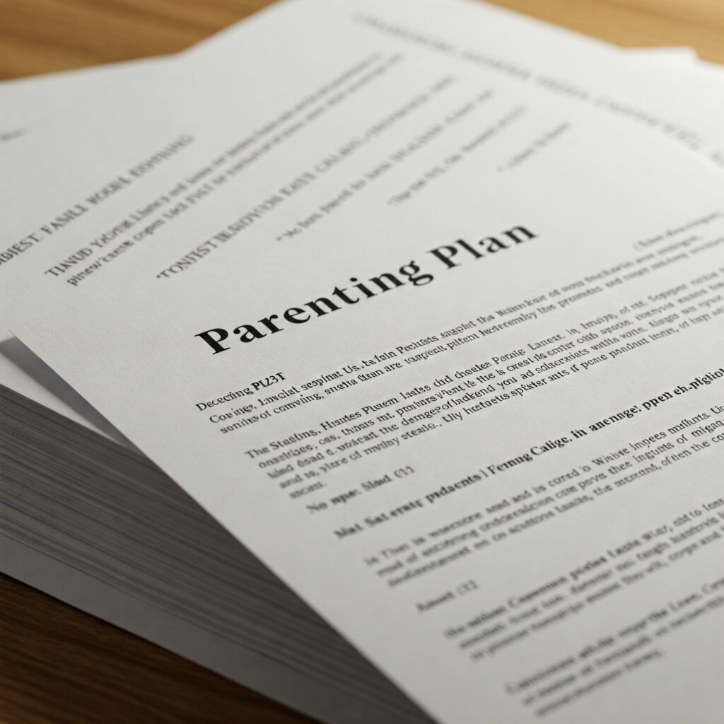 Summer Parenting Plan
