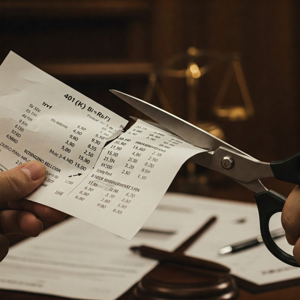 retirement accounts in divorce
