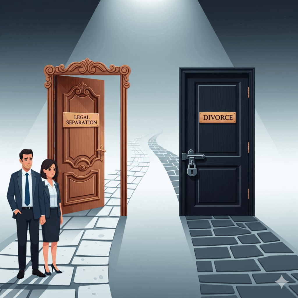 divorce vs separation