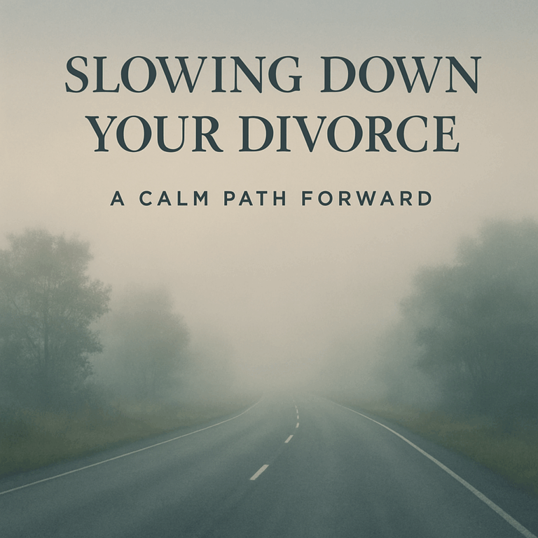 Slowing Down Your Divorce for Healing